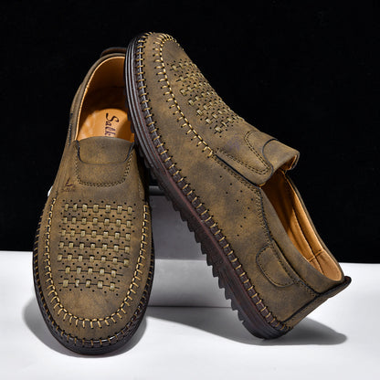 Men's Comfortable Casual Shoes, Built-In Arch Support, Lightweight, Waterproof, Slip Resistant, Breathable Upper, Durable For 5 Years.