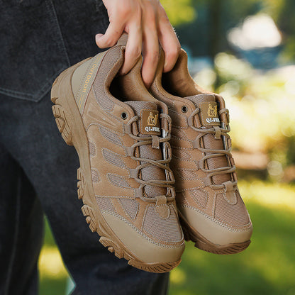 ⏰Limited-Time 70% OFF– Men’s Lightweight Tactical Hiking Shoes – Breathable,Wide Fit with Cushioned Support, Non-Slip & Built for Outdoor Comfort