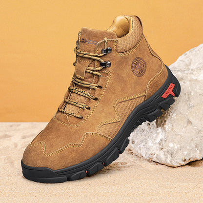 ⏰Limited-Time 70% OFF – Men’s Orthopedic Handmade Leather Driving Boots–Pressure Relief, Waterproof, Slip-Resistant, Wide Toe, Arch&Ankle Support for Everyday