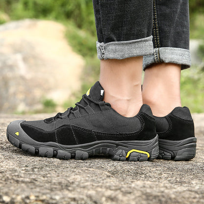 Men’s ASTM-Certified Steel Toe Work Shoes – Puncture-Resistant, Arch Support, Wide Toe Box, Breathable, Lightweight & Slip-Resistant