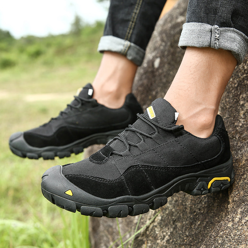 Men’s ASTM-Certified Steel Toe Work Shoes – Puncture-Resistant, Arch Support, Wide Toe Box, Breathable, Lightweight & Slip-Resistant