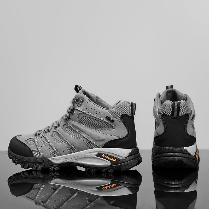 Men’s Outdoor Work Boots – Protective Build, Arch Support, Wide Fit, Breathable Lining, Lightweight & Slip-Resistant for Hiking & Work