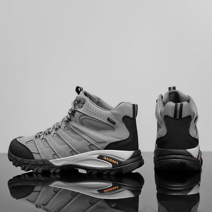 Men’s Outdoor Work Boots – Protective Build, Arch Support, Wide Fit, Breathable Lining, Lightweight & Slip-Resistant for Hiking & Work