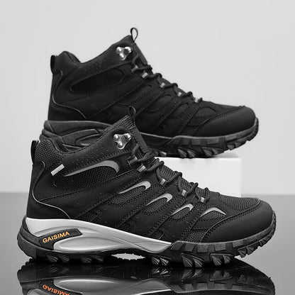 Men’s Outdoor Work Boots – Protective Build, Arch Support, Wide Fit, Breathable Lining, Lightweight & Slip-Resistant for Hiking & Work