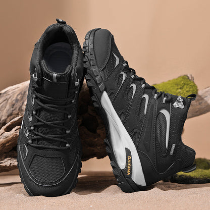 Men’s Outdoor Work Boots – Protective Build, Arch Support, Wide Fit, Breathable Lining, Lightweight & Slip-Resistant for Hiking & Work