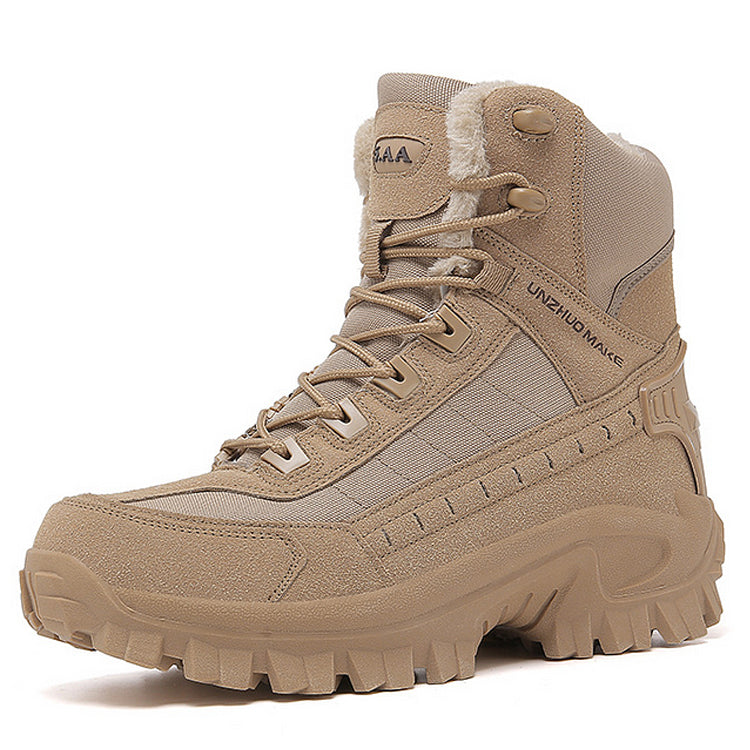 (🎁#3 Best Seller) Men's Combat Boots Orthopedic Support Hiking Boots Waterproof Anti-Puncture Work Boots