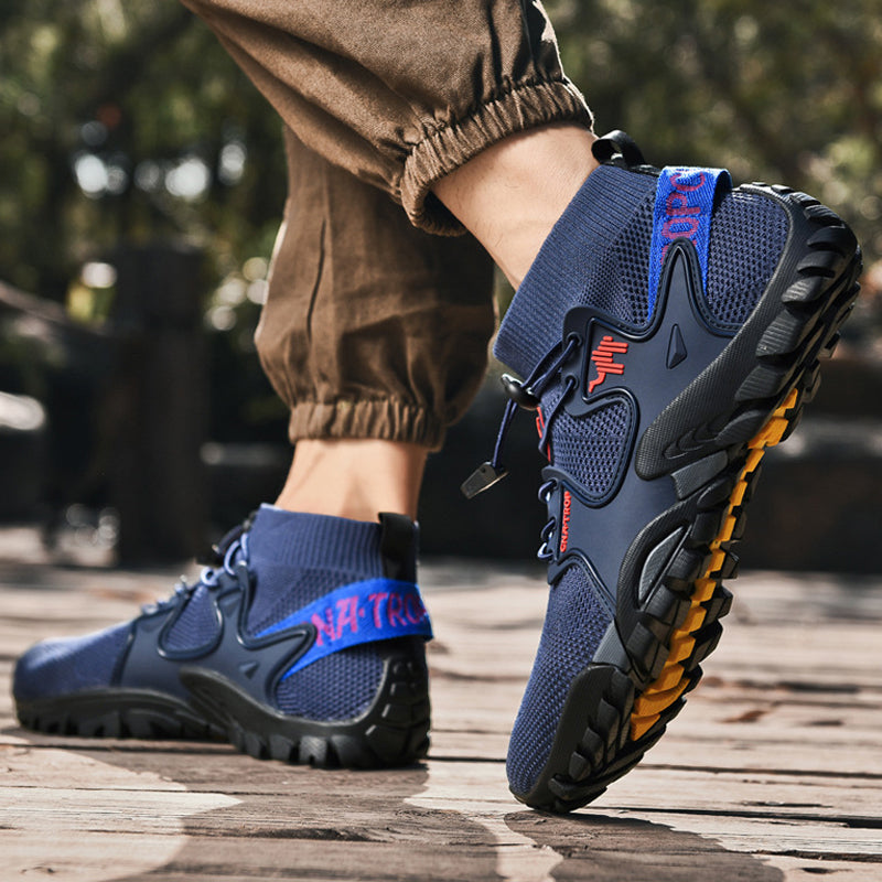 Men's Brand Hiking Shoes Outdoor Shoes Waterproof Non-slip anti-sprain