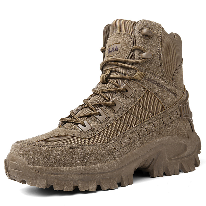 (🎁#3 Best Seller) Men's Combat Boots Orthopedic Support Hiking Boots Waterproof Anti-Puncture Work Boots