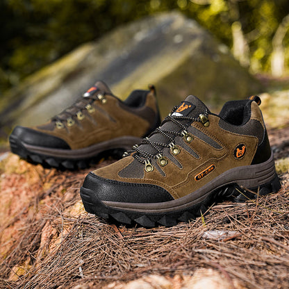 Men’s Rugged Outdoor Shoes – Wide Toe Comfort, Strong Grip & Built for Tough Terrain