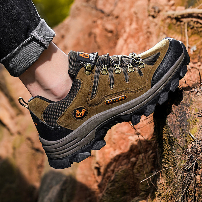 Men’s Rugged Outdoor Shoes – Wide Toe Comfort, Strong Grip & Built for Tough Terrain