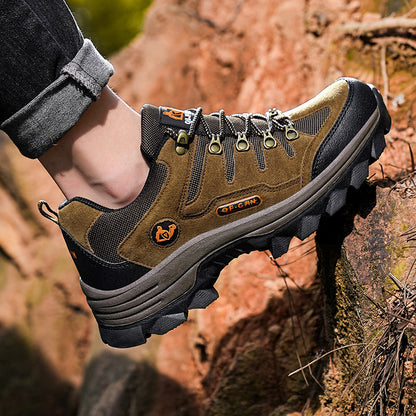 Men’s Rugged Outdoor Shoes – Wide Toe Comfort, Strong Grip & Built for Tough Terrain