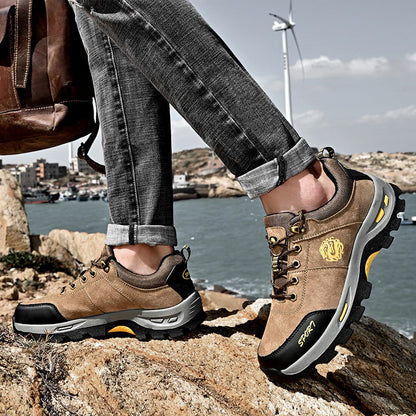⏰Limited-Time 70% OFF– Men’s Non-Slip Hiking Shoes – Durable, Water-Resistant, Wide Fit with Cushioned Support