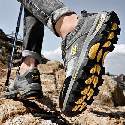 ⏰Limited-Time 70% OFF– Men’s Non-Slip Hiking Shoes – Durable, Water-Resistant, Wide Fit with Cushioned Support