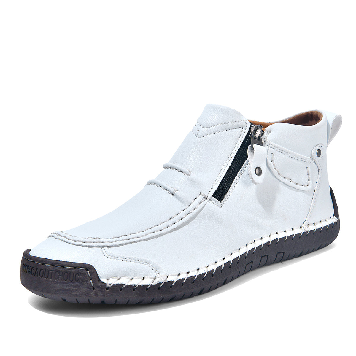 ⏰Limited Time Sale 70% OFF– Men’s Handmade Leather Driving Boots | Wide Toe, Arch Support, Waterproof, Pressure Relief, Non-Slip Comfort for Everyday & Travel