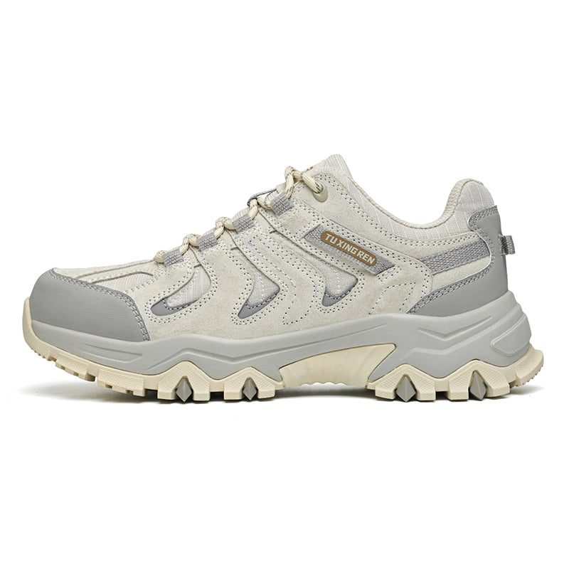 Men’s Composite Toe Outdoor Hiking Shoes, Arch Support, Wide Fit, Lightweight Comfort & Slip-Resistant Grip