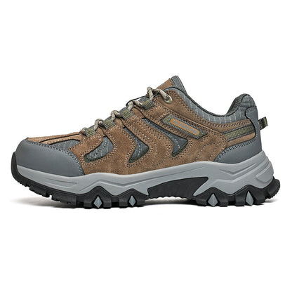 Men’s Composite Toe Outdoor Hiking Shoes, Arch Support, Wide Fit, Lightweight Comfort & Slip-Resistant Grip