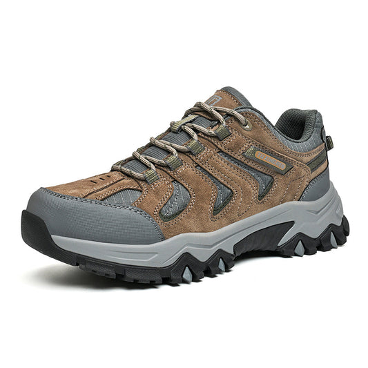Men’s Composite Toe Outdoor Hiking Shoes, Arch Support, Wide Fit, Lightweight Comfort & Slip-Resistant Grip