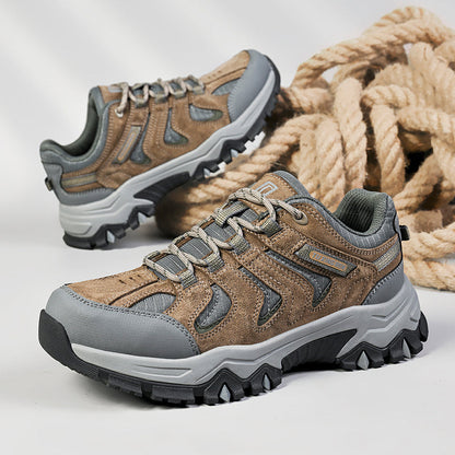 Men’s Composite Toe Outdoor Hiking Shoes, Arch Support, Wide Fit, Lightweight Comfort & Slip-Resistant Grip