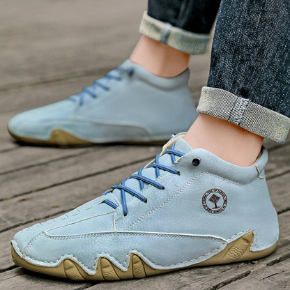 ⏰Limited Time Sale 70% OFF– Mens Casual Driving Shoes-Wide Toe, Arch Support, Waterproof, Pressure Relief Walking Sneakers