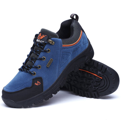 Men’s Steel Toe Hiking Work Shoes – Puncture-Resistant, Lightweight, Slip-Resistant & Durable for Outdoor Work
