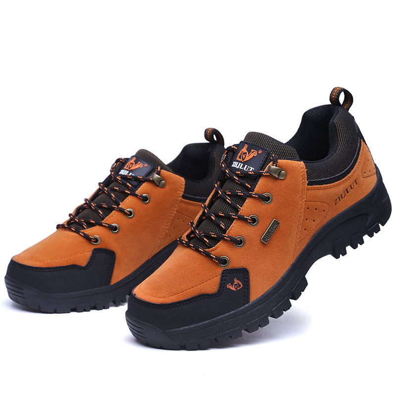 Men’s Steel Toe Hiking Work Shoes – Puncture-Resistant, Lightweight, Slip-Resistant & Durable for Outdoor Work