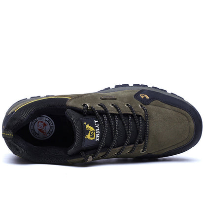 Men’s Steel Toe Hiking Work Shoes – Puncture-Resistant, Lightweight, Slip-Resistant & Durable for Outdoor Work