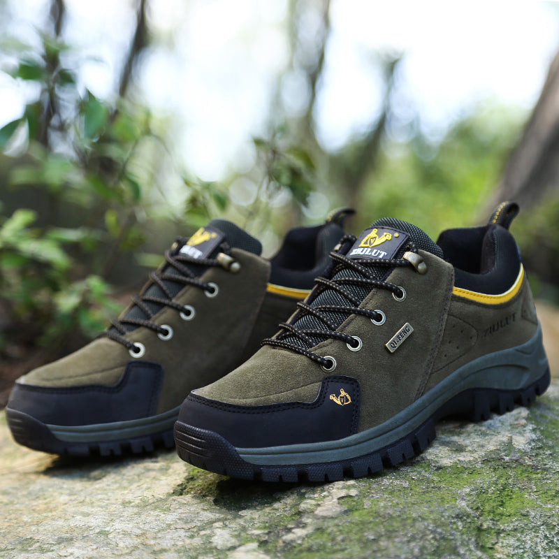 Men’s Steel Toe Hiking Work Shoes – Puncture-Resistant, Lightweight, Slip-Resistant & Durable for Outdoor Work