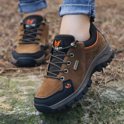 Men’s Steel Toe Hiking Work Shoes – Puncture-Resistant, Lightweight, Slip-Resistant & Durable for Outdoor Work