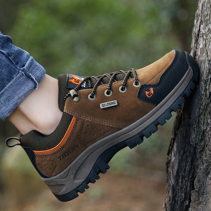 Men’s Steel Toe Hiking Work Shoes – Puncture-Resistant, Lightweight, Slip-Resistant & Durable for Outdoor Work