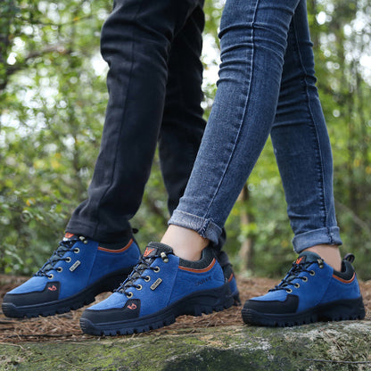 Men’s Steel Toe Hiking Work Shoes – Puncture-Resistant, Lightweight, Slip-Resistant & Durable for Outdoor Work