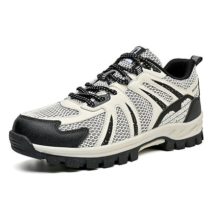 Men’s Steel Toe Safety Sneakers – Breathable Mesh, Lightweight Comfort, Non-Slip Grip & Puncture-Resistant Protection