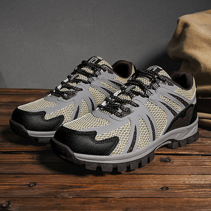 Men’s Steel Toe Safety Sneakers – Breathable Mesh, Lightweight Comfort, Non-Slip Grip & Puncture-Resistant Protection