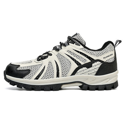 Men’s Steel Toe Safety Sneakers – Breathable Mesh, Lightweight Comfort, Non-Slip Grip & Puncture-Resistant Protection