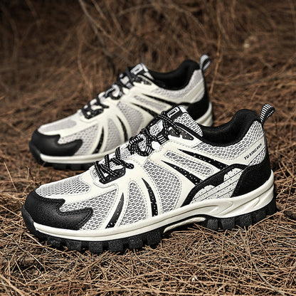 Men’s Steel Toe Safety Sneakers – Breathable Mesh, Lightweight Comfort, Non-Slip Grip & Puncture-Resistant Protection