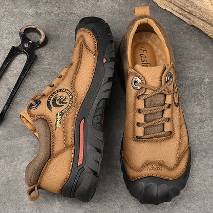 ⏰Limited-Time 70% OFF – Men’s Safety Toe Leather Work Shoes – Wide Toe, Waterproof, Slip-Resistant& All-Day Comfort