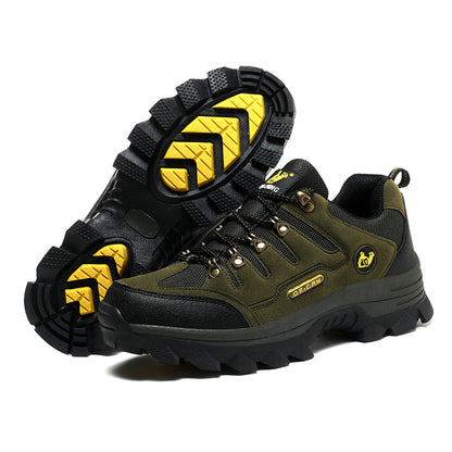 Men’s Rugged Outdoor Shoes – Wide Toe Comfort, Strong Grip & Built for Tough Terrain