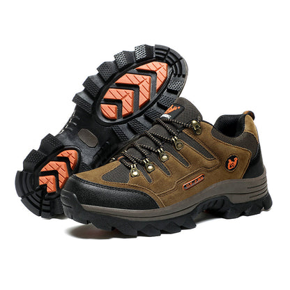 Men’s Rugged Outdoor Shoes – Wide Toe Comfort, Strong Grip & Built for Tough Terrain