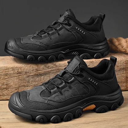 ⏰Limited-Time 70% OFF –Men's Orthopedic Outdoor Anti-Puncture Hiking Shoes–Arch Support, Non-Slip,Waterproof Anti-Sprain