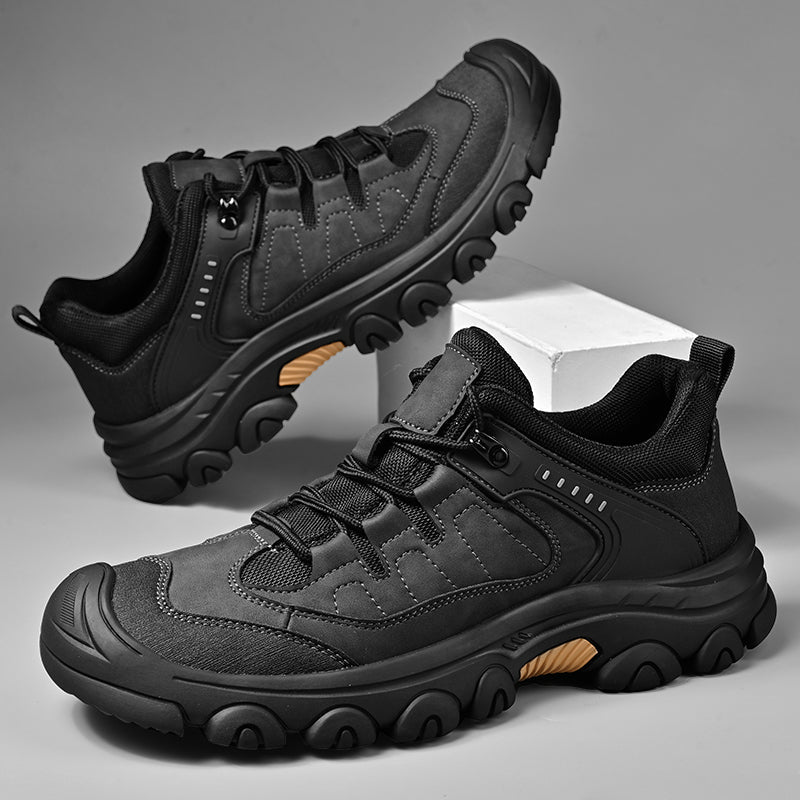 ⏰Limited-Time 70% OFF –Men's Orthopedic Outdoor Anti-Puncture Hiking Shoes–Arch Support, Non-Slip,Waterproof Anti-Sprain
