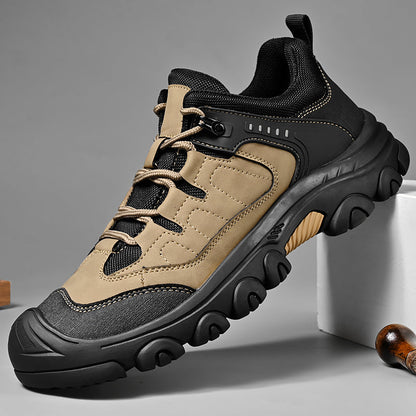 ⏰Limited-Time 70% OFF –Men's Orthopedic Outdoor Anti-Puncture Hiking Shoes–Arch Support, Non-Slip,Waterproof Anti-Sprain