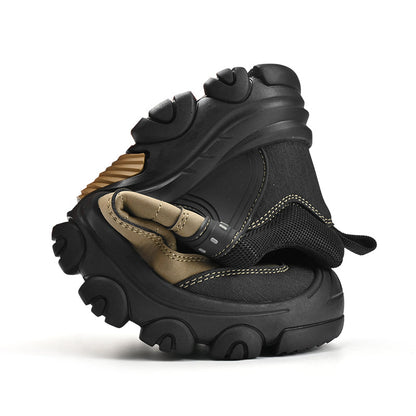 ⏰Limited-Time 70% OFF –Men's Orthopedic Outdoor Anti-Puncture Hiking Shoes–Arch Support, Non-Slip,Waterproof Anti-Sprain