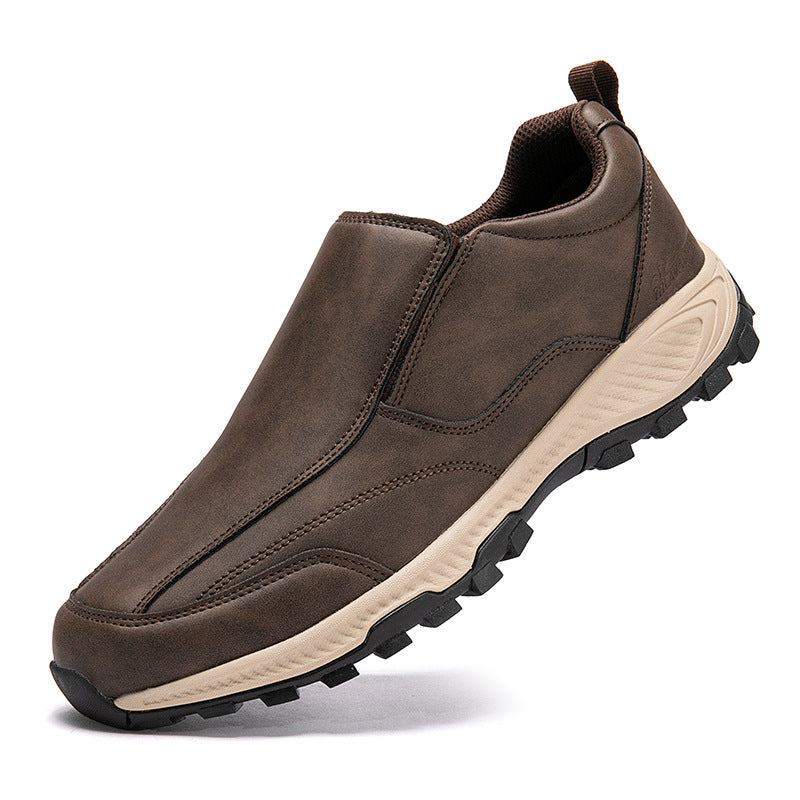 Men's Genuine Leather Breathable And Comfortable Orthopedic Outdoor Sneakers
