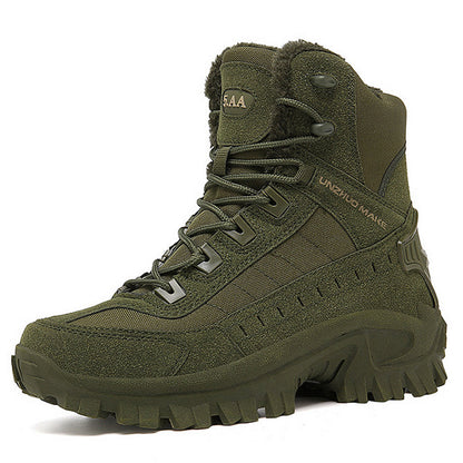 (🎁#3 Best Seller) Men's Combat Boots Orthopedic Support Hiking Boots Waterproof Anti-Puncture Work Boots