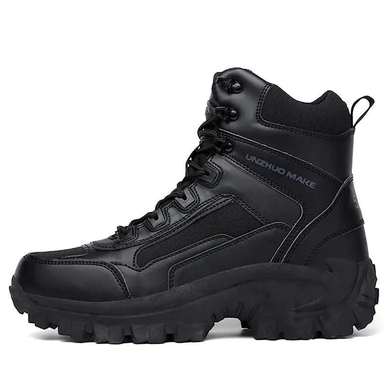 (🎁#3 Best Seller) Men's Combat Boots Orthopedic Support Hiking Boots Waterproof Anti-Puncture Work Boots
