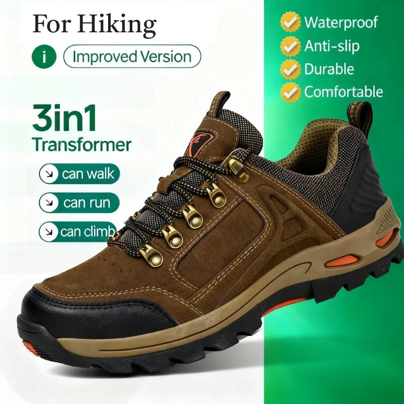 (🎁#4 Best Seller) Men’s Non-Slip Hiking & Work Shoes, Wide Fit, Arch Support, Cushioned