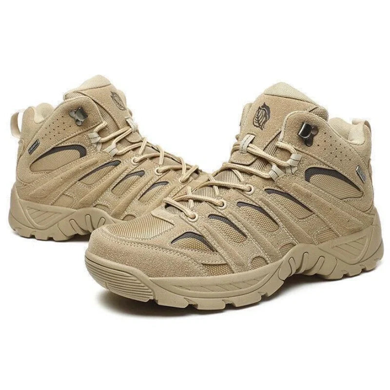 Men’s Orthotic Hiking Work Boots – Arch Support, Wide Toe Box, Protective Design, All-Day Stability