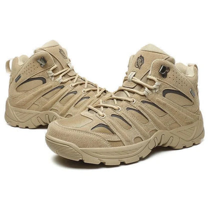 Men’s Orthotic Hiking Work Boots – Arch Support, Wide Toe Box, Protective Design, All-Day Stability