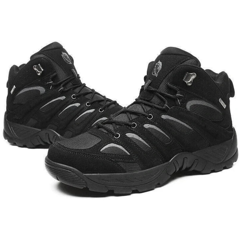 Men’s Orthotic Hiking Work Boots – Arch Support, Wide Toe Box, Protective Design, All-Day Stability